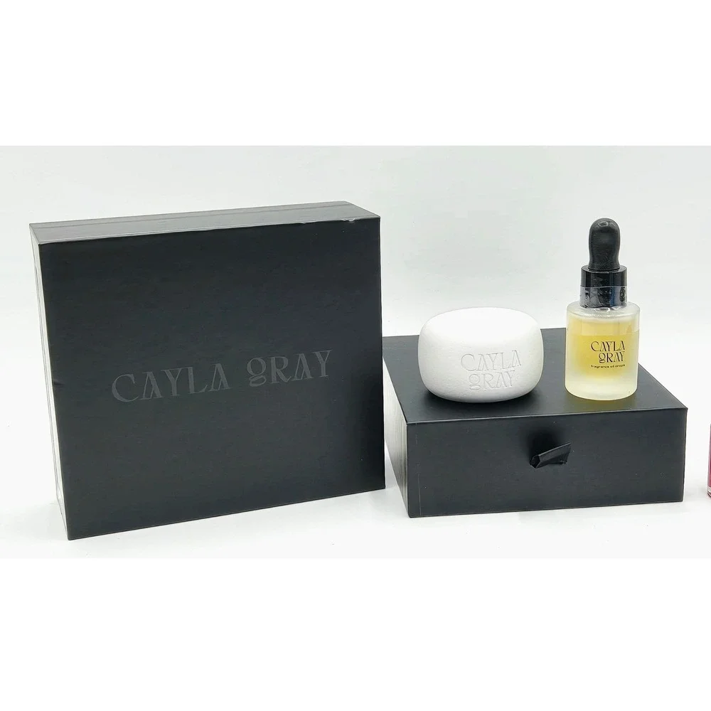 Cayla Gray Scentstones Fragrance Oil Drops Cozy Set OS